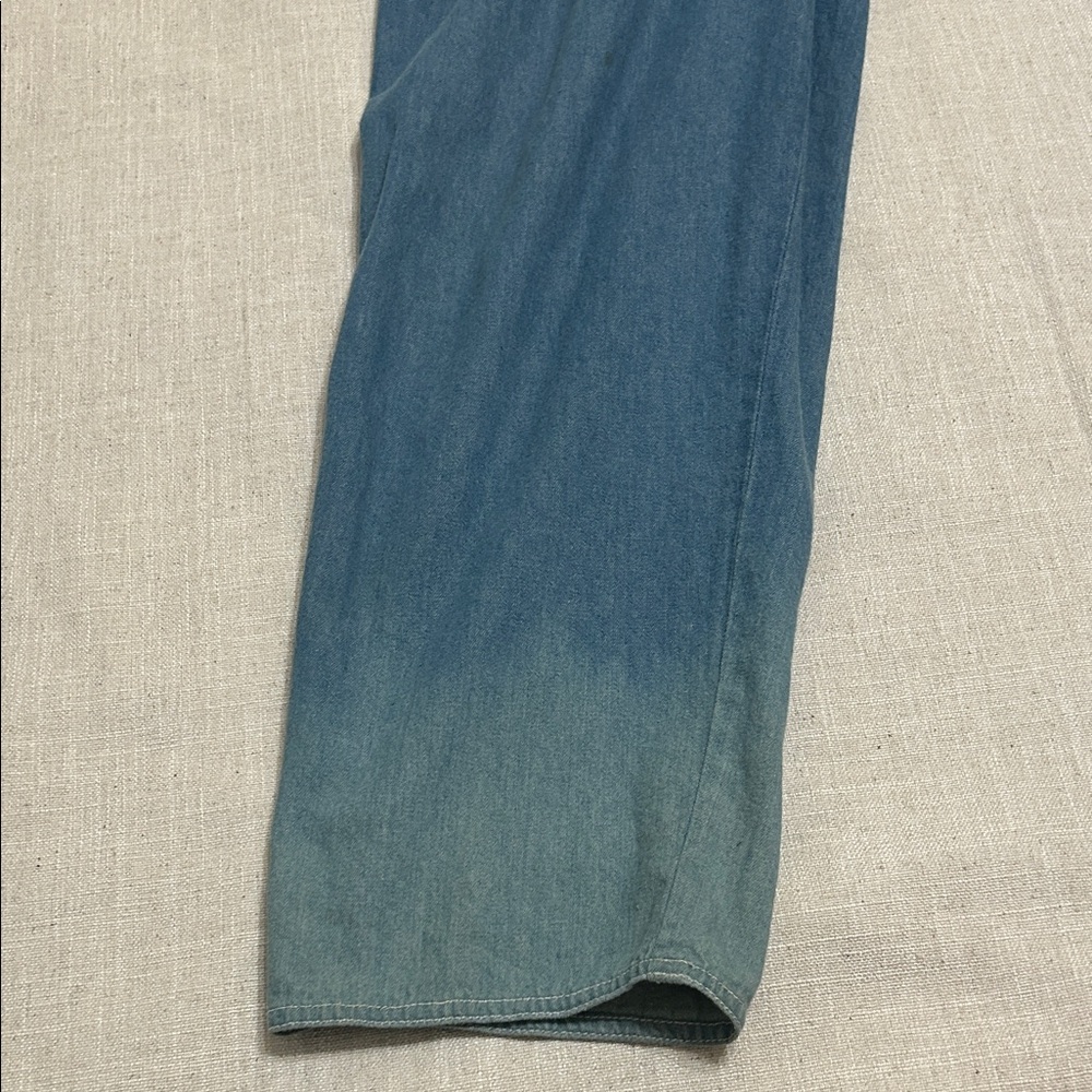 Vintage Liz Wear Jumpsuit Women’s Large Denim 80s Faded Casual - Picture 13 of 16